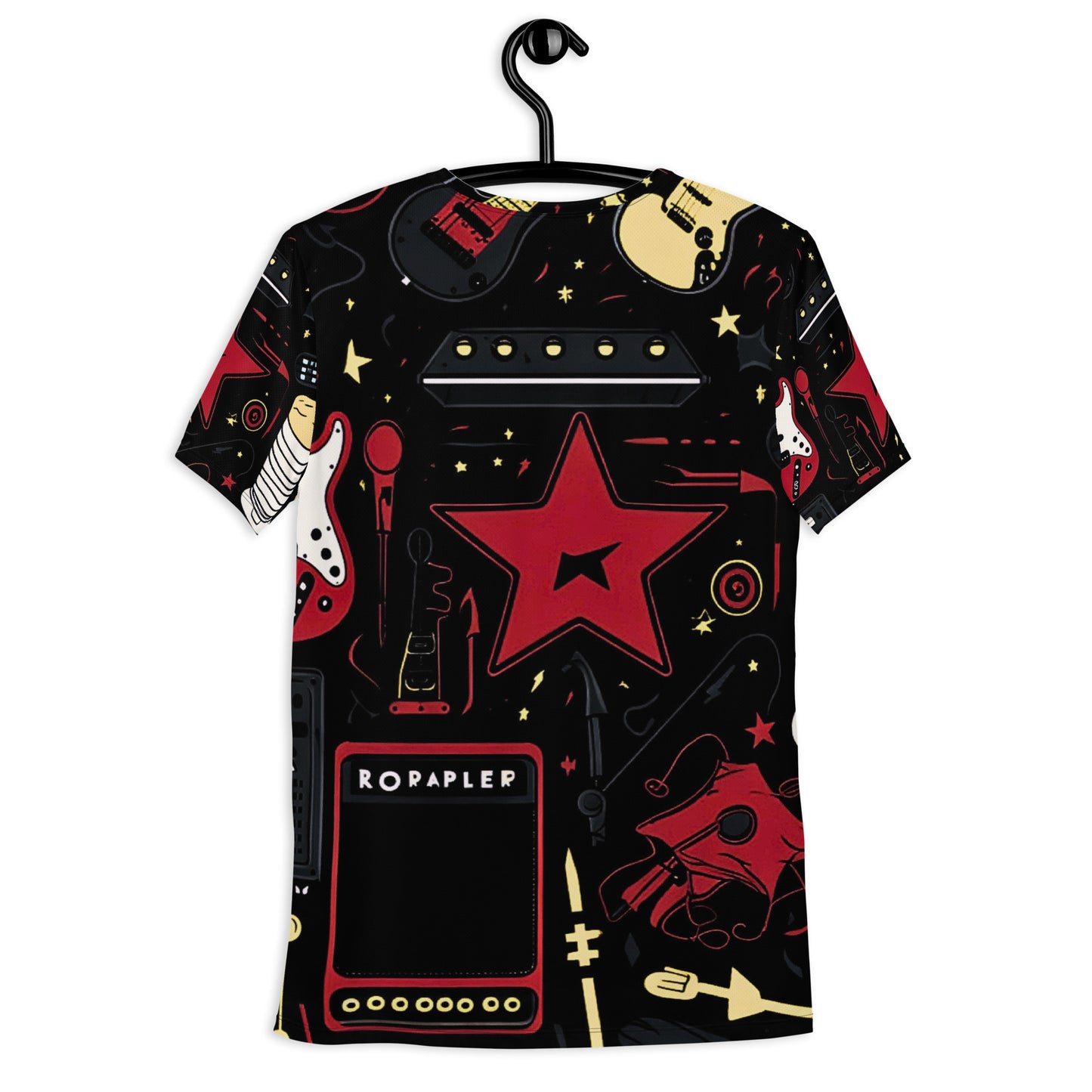 Musician's All Over, Athletic T-Shirt for Men, Knqv, Christmas Gift and loving, Family t-shirt guitarist, musician, Percussion player , All over Christmas Pattern, Shirt Men's t-shirt All-Over Print Men's Athletic T-shirt