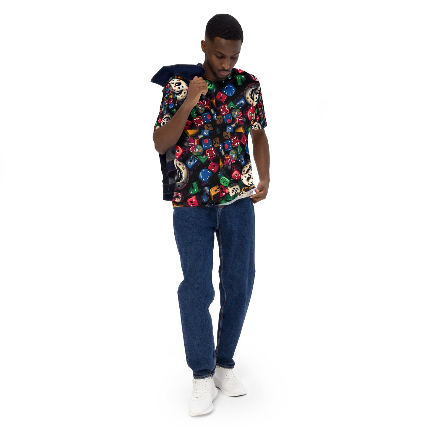 Casino Royale Dice Face All Over T-shirt, KNQV Exclusive T-shirt, Cards & Hearts Dice Face All Over T-shirt, Gift for Giving, Dope Shirt and Tee. Men's T-shirt, Unisex t-shirt, Men's t-shirt