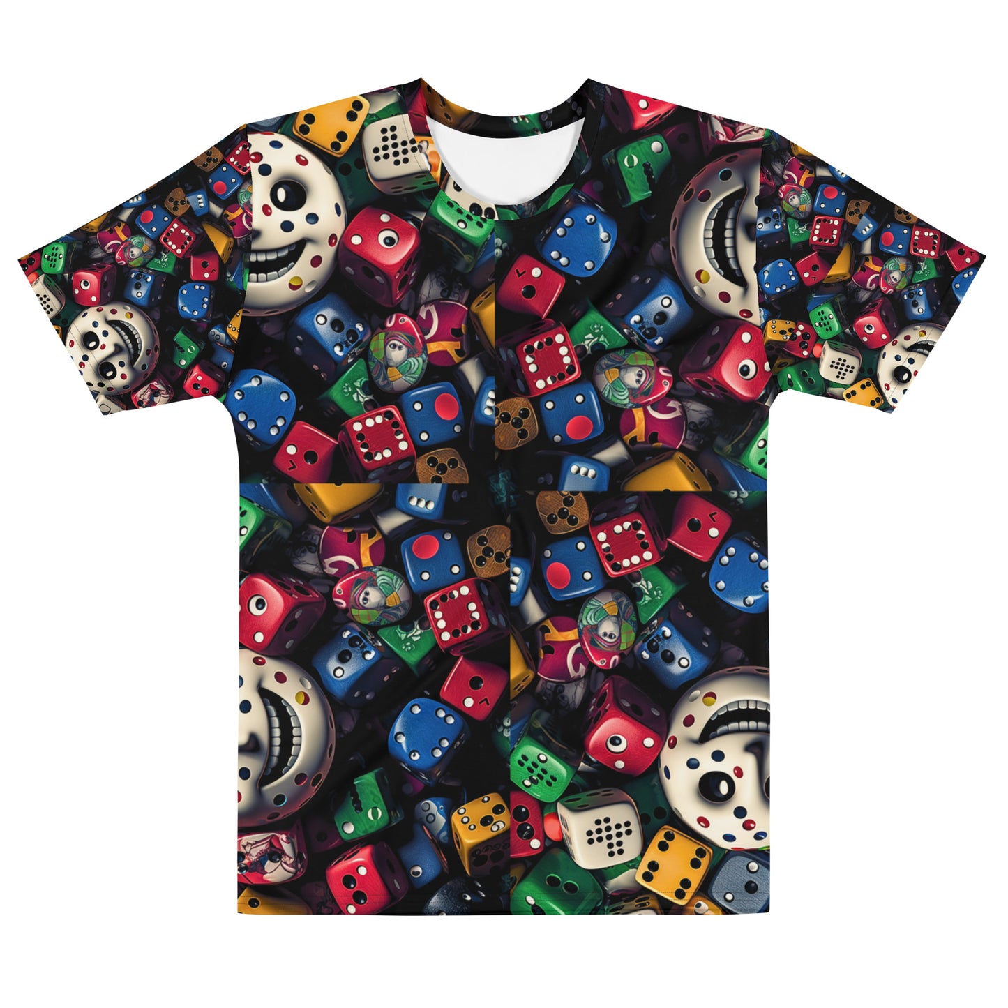 Casino Royale Dice Face All Over T-shirt, KNQV Exclusive T-shirt, Cards & Hearts Dice Face All Over T-shirt, Gift for Giving, Dope Shirt and Tee. Men's T-shirt, Unisex t-shirt, Men's t-shirt