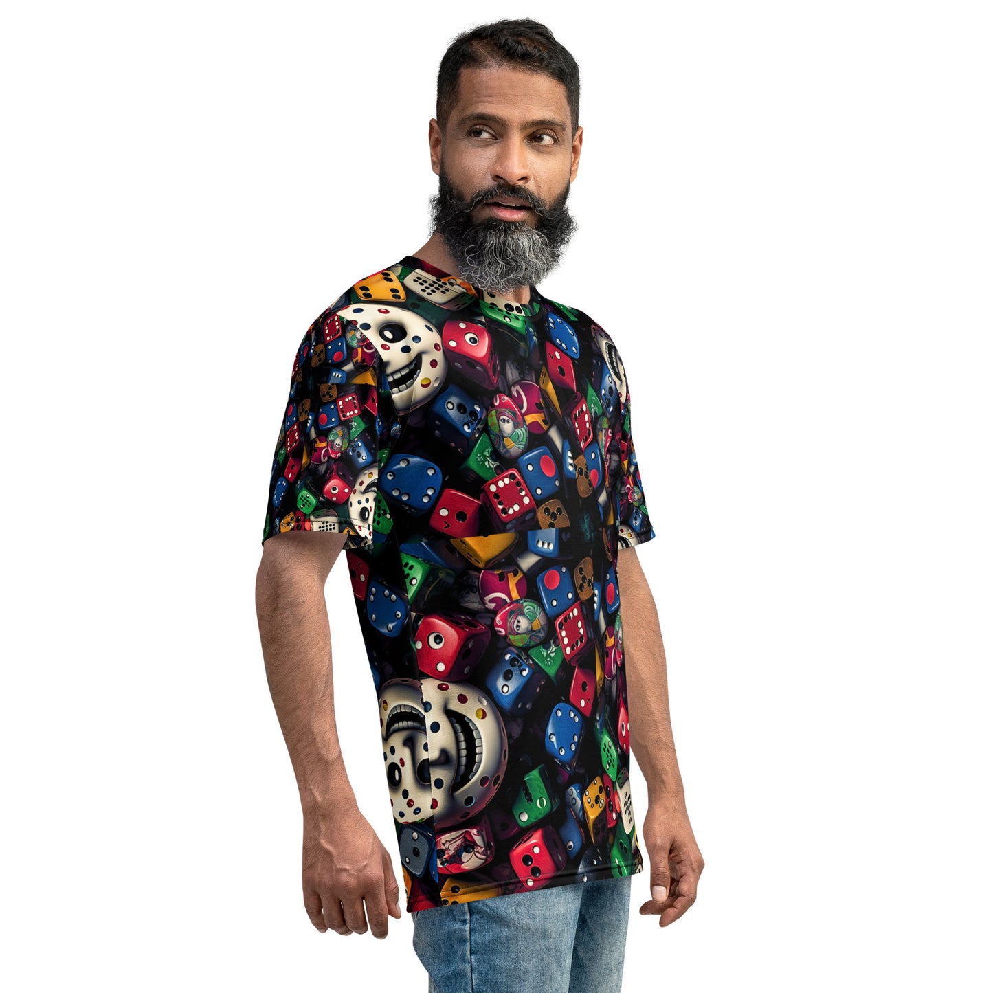 Casino Royale Dice Face All Over T-shirt, KNQV Exclusive T-shirt, Cards & Hearts Dice Face All Over T-shirt, Gift for Giving, Dope Shirt and Tee. Men's T-shirt, Unisex t-shirt, Men's t-shirt