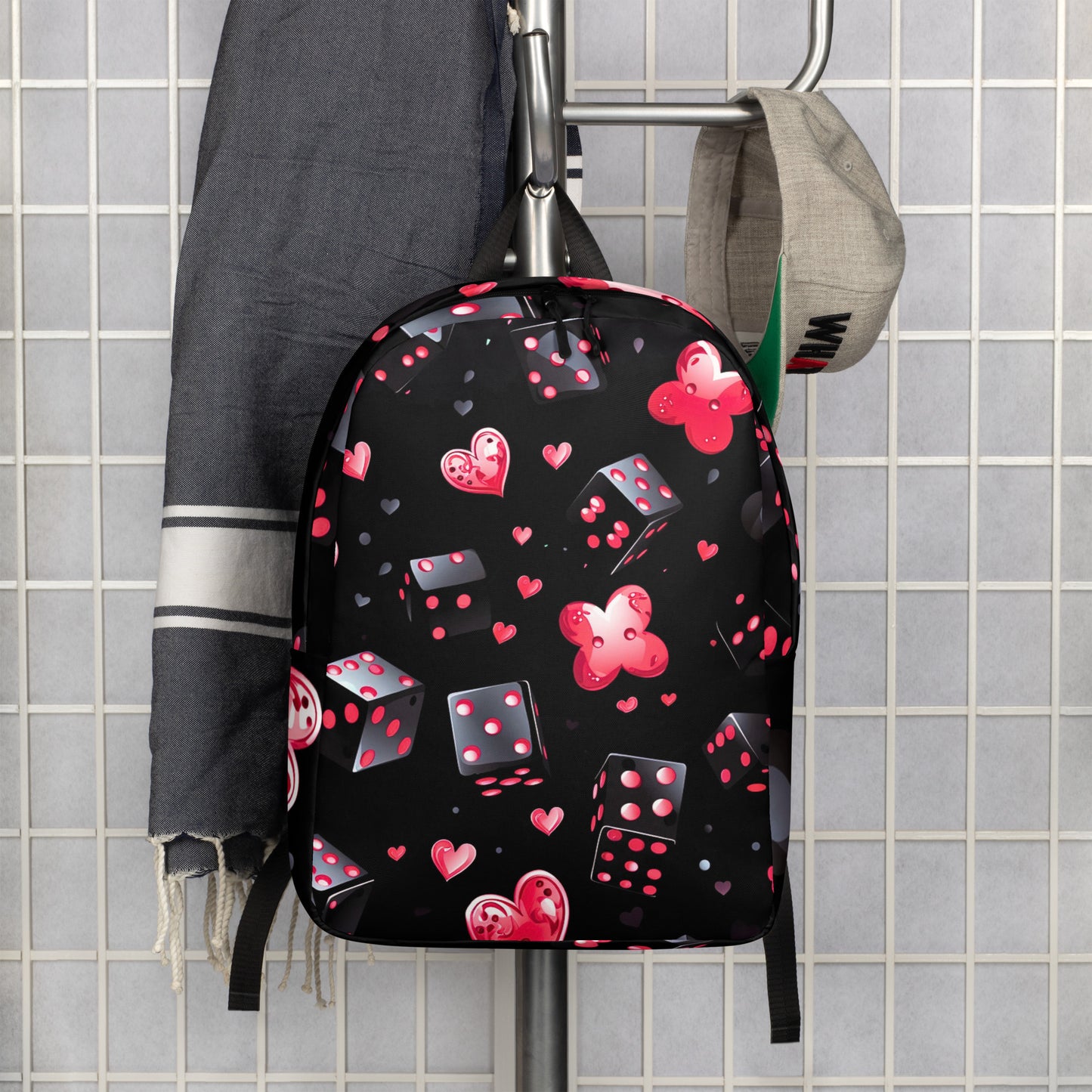 Casino Royale, Diced Back Pack, Minimalist Backpack