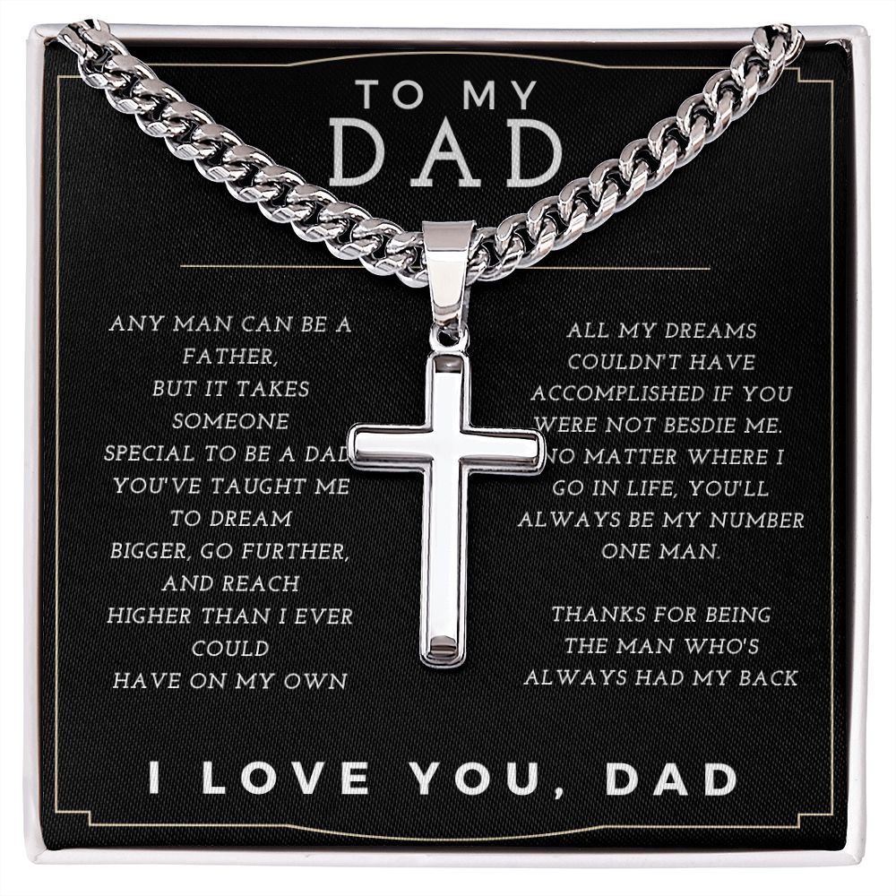 To My Dad Fathers Day Gift from Daughter | Dad Gifts, Dad Birthday Gift from Son | Dad Gift Ideas, Personalized Christmas Gifts for Dad