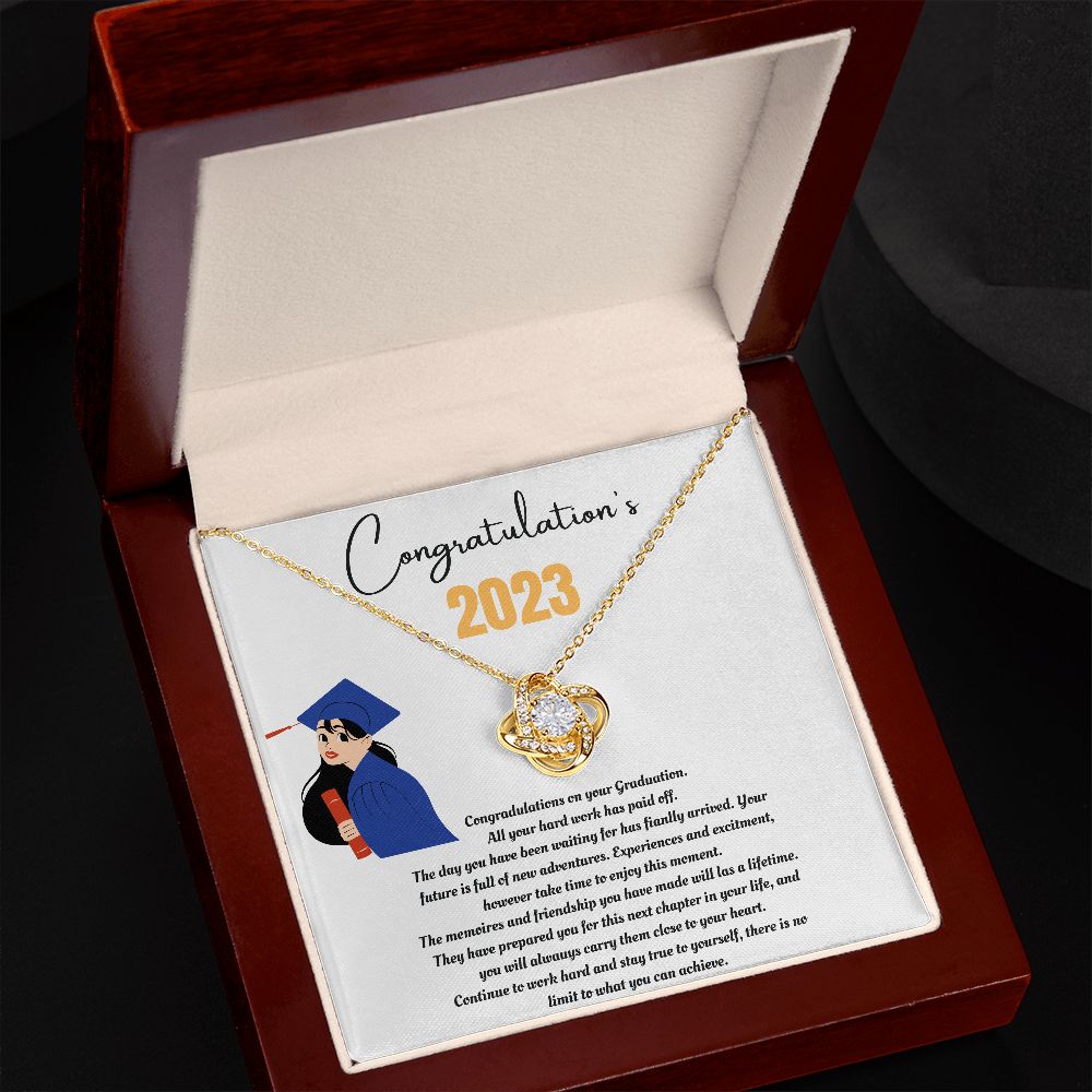 Congratulations Granddaughter 2023 | Graduation Love Necklace
