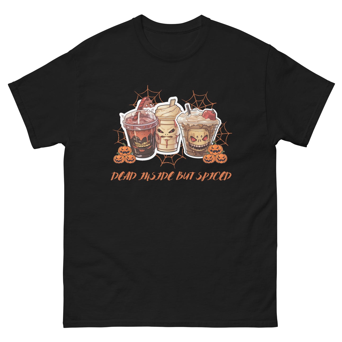 Halloween Cotton T-shirt Men's Print Ghost Cartoon Anime Tops Horror Scary Scull Tee Festival Unisex Shirt Men's classic tee