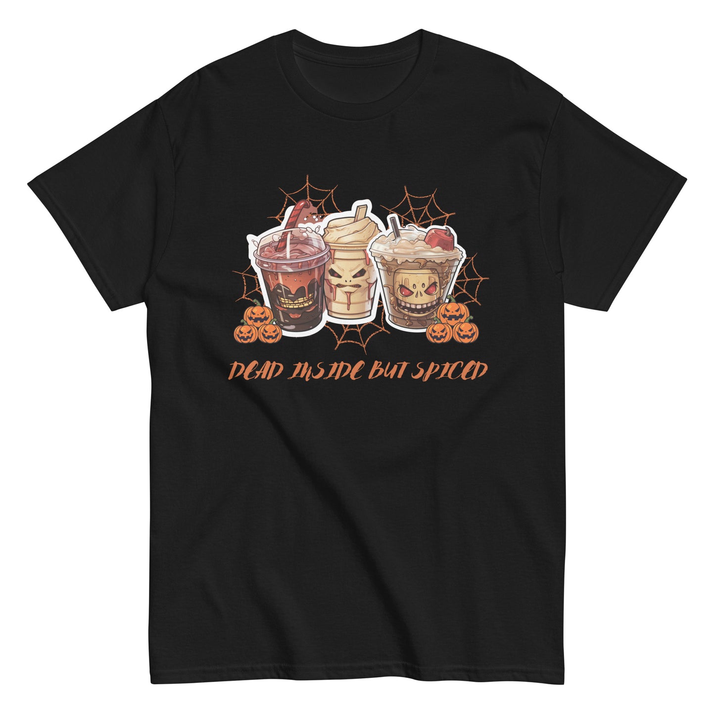 Halloween Cotton T-shirt Men's Print Ghost Cartoon Anime Tops Horror Scary Scull Tee Festival Unisex Shirt Men's classic tee