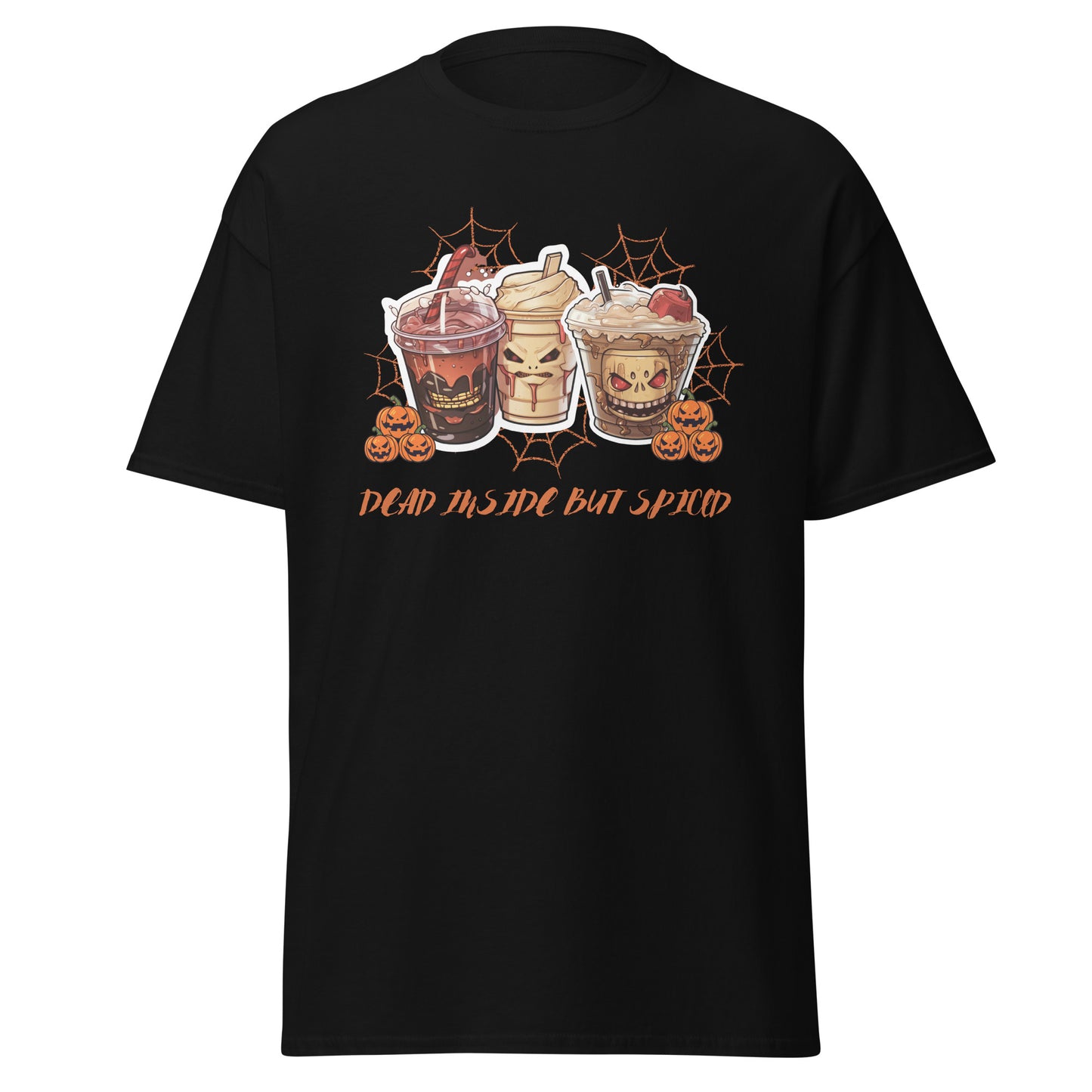 Halloween Cotton T-shirt Men's Print Ghost Cartoon Anime Tops Horror Scary Scull Tee Festival Unisex Shirt Men's classic tee