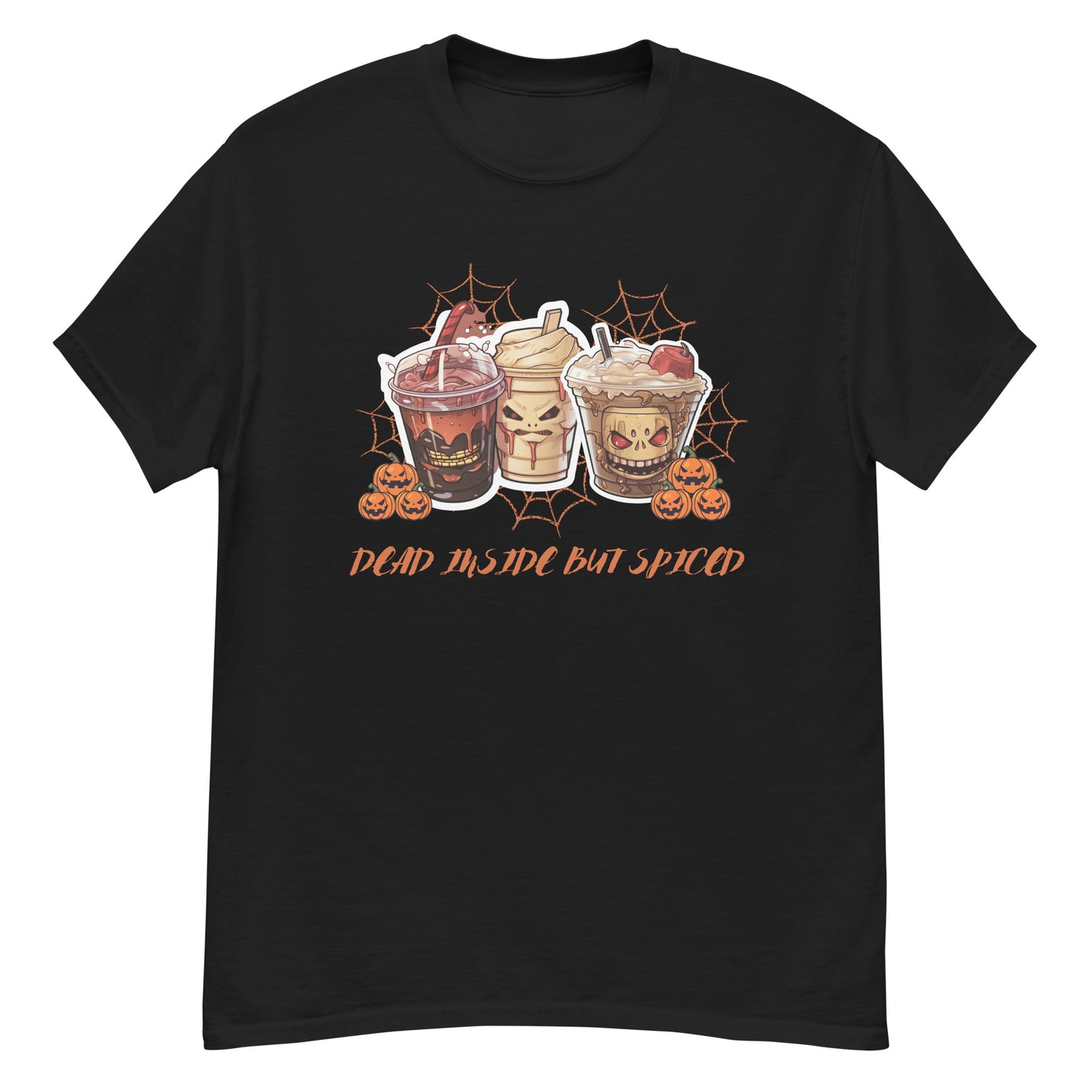 Halloween Cotton T-shirt Men's Print Ghost Cartoon Anime Tops Horror Scary Scull Tee Festival Unisex Shirt Men's classic tee