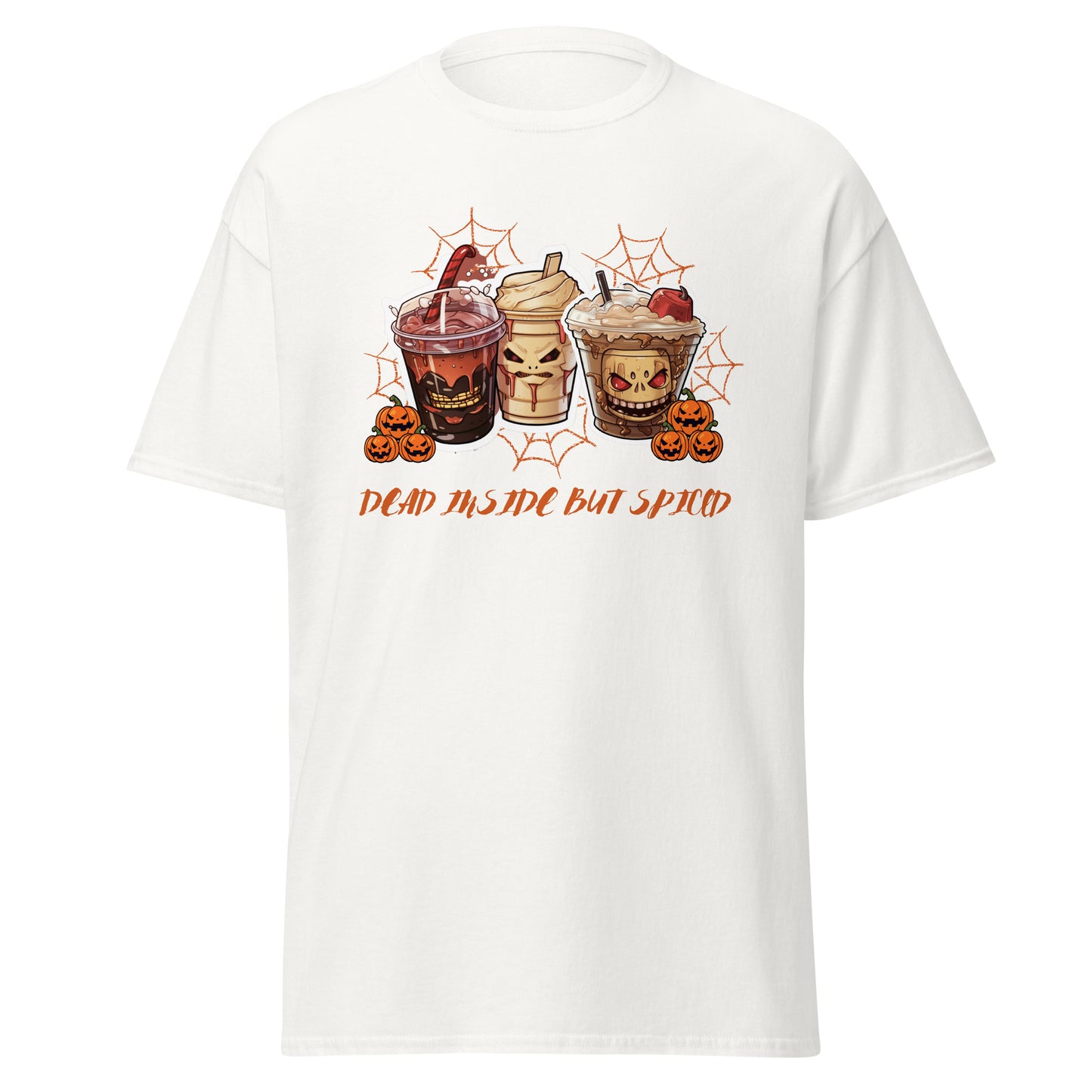 Halloween Cotton T-shirt Men's Print Ghost Cartoon Anime Tops Horror Scary Scull Tee Festival Unisex Shirt Men's classic tee