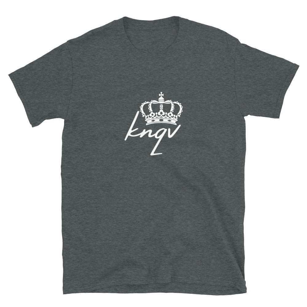 Crown Knqv T-Shirt | Short-Sleeve Mens T-Shirt | Gift for birthday, holidays gift, anniversary gifts, Gifts for husband and men, King Mens Shirt
