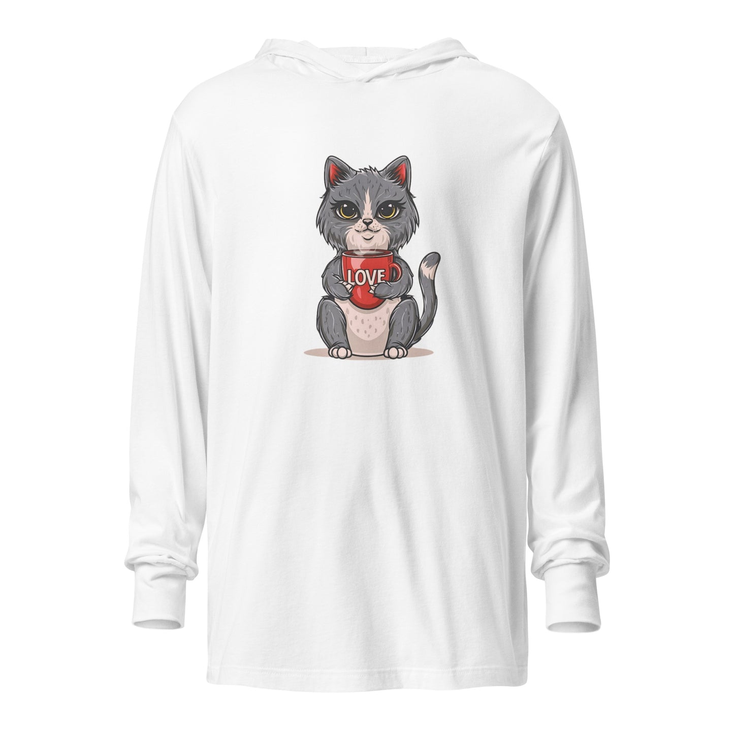 Cat Love Hoodie | Knqv Style,  Cute Cat Valentines Day Sweat shirt, Cat Mom Valentine Day Shirt for Cat Lover Shirt, Cat Mom Shirt, Cute Valentines Day T shirt, Cute Cat, Cat Sweatshirt, long-sleeve tee shirt