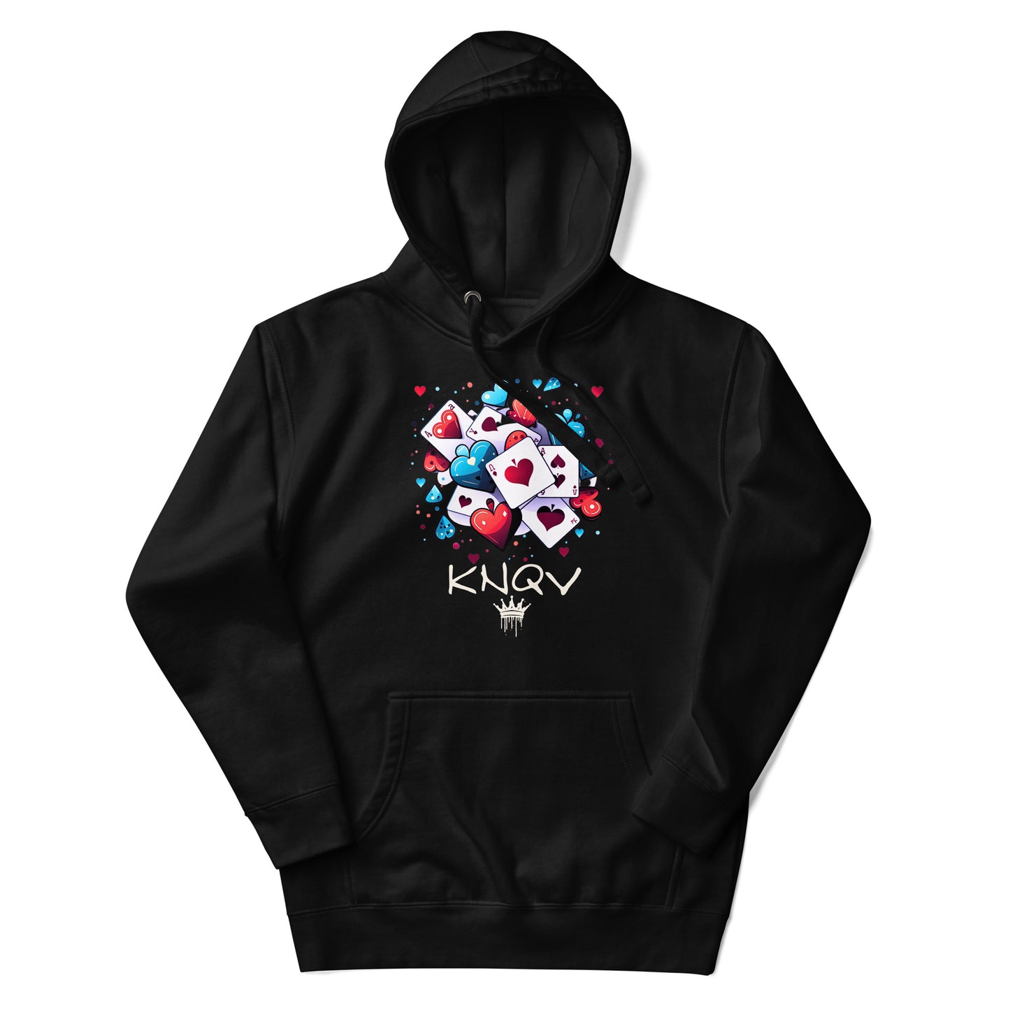 Casino Royale Cards & Hearts, KNQV Exclusive Hoodie, Cards & Hearts Hoodie, Gift for Giving, Dope Hoodie and Sweater. Men's hoodies, Unisex Hoodie
