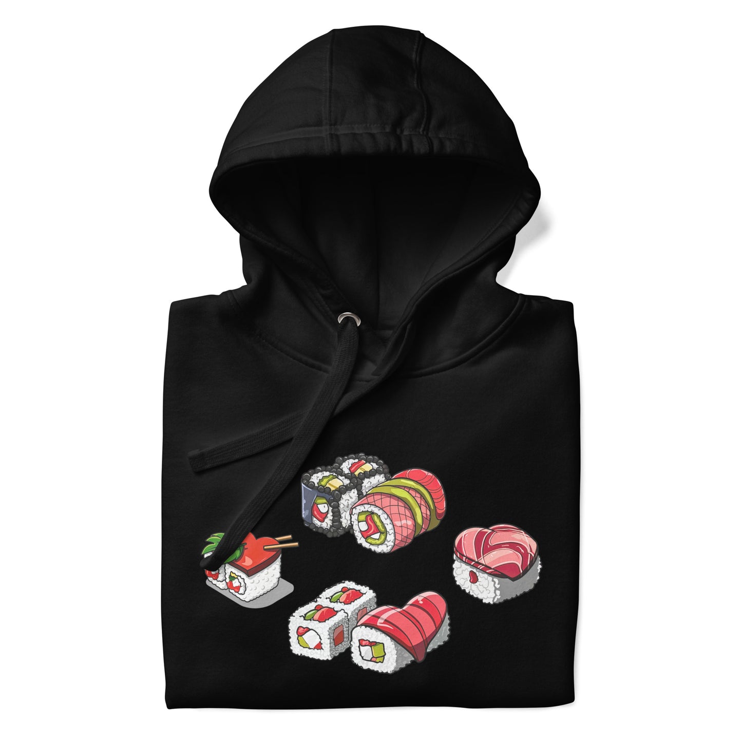 Sushi Lovers Hoodie, Men and Women gifts for loved ones, loved sushi lovers, sushi hoodies, hoodies for sushi lovers, unisex hoodies for loved ones, valentines gift, love gift, cool sushi designs by knqv, Unisex Hoodie