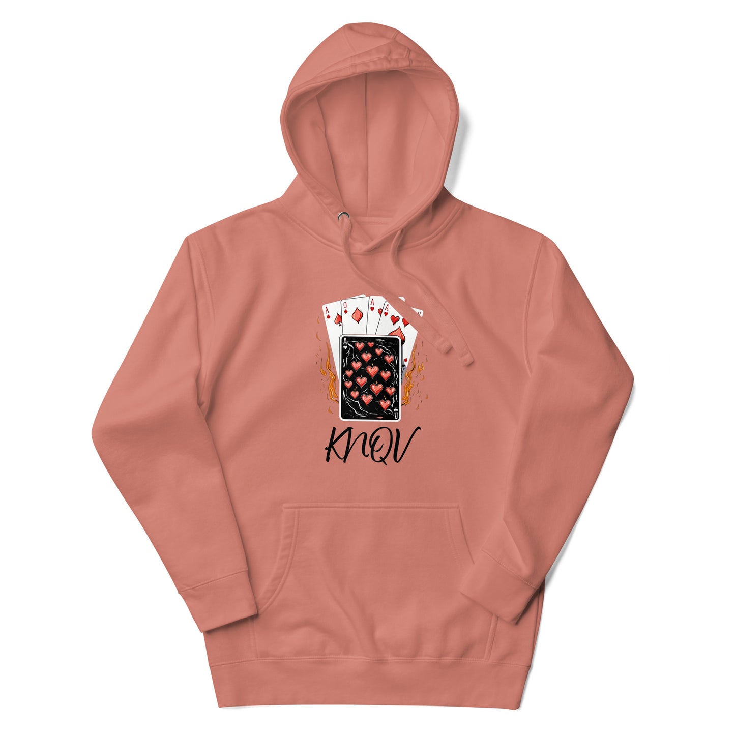 Flaming Cards Casino Royale, Knqv Exclusive Hoodie, Gift Deck of Cards Hoodie, Standard Hoodies Gift for Christmas, Birthday Gift, Hoodie Casino Deck of Cards on Fire Short sleeve Hoodie Unisex Hoodie Unisex Hoodie