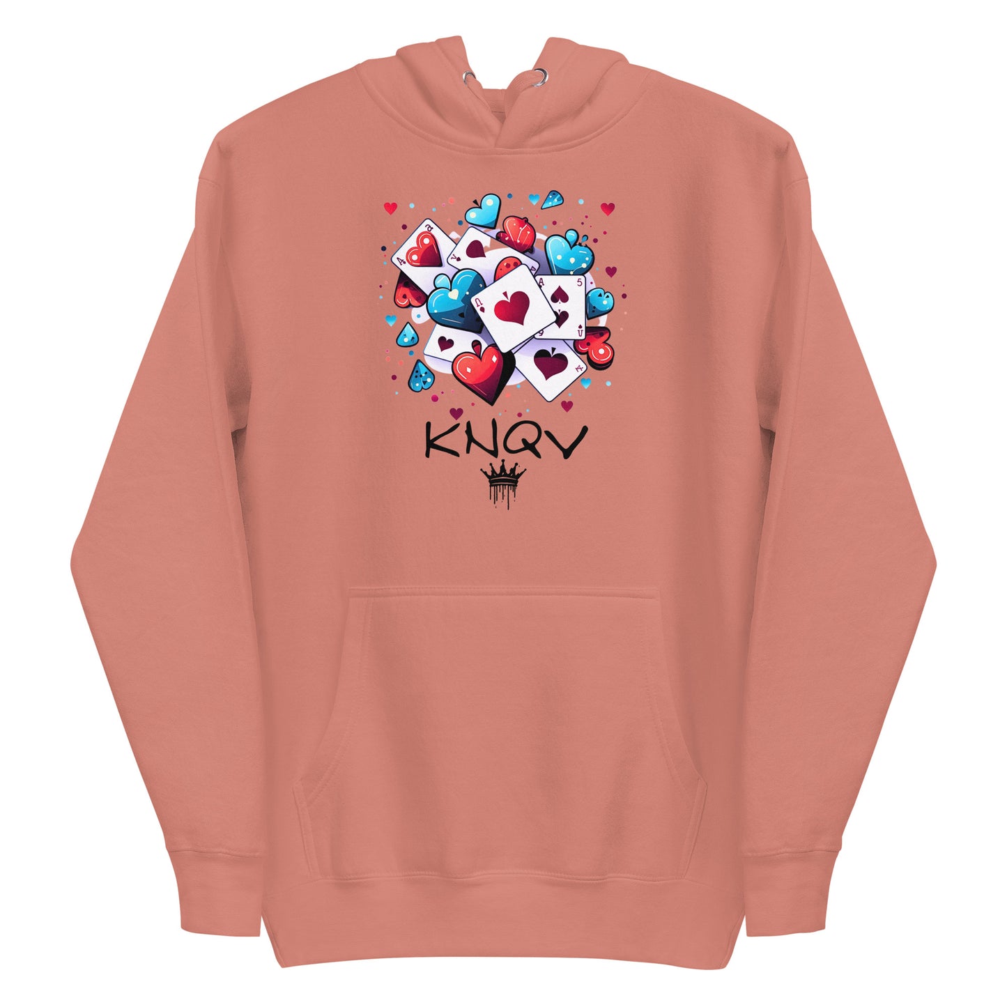 Casino Royale Cards & Hearts, KNQV Exclusive Hoodie, Cards & Hearts Hoodie, Gift for Giving, Dope Hoodie and Sweater. Men's hoodies, Unisex Hoodie