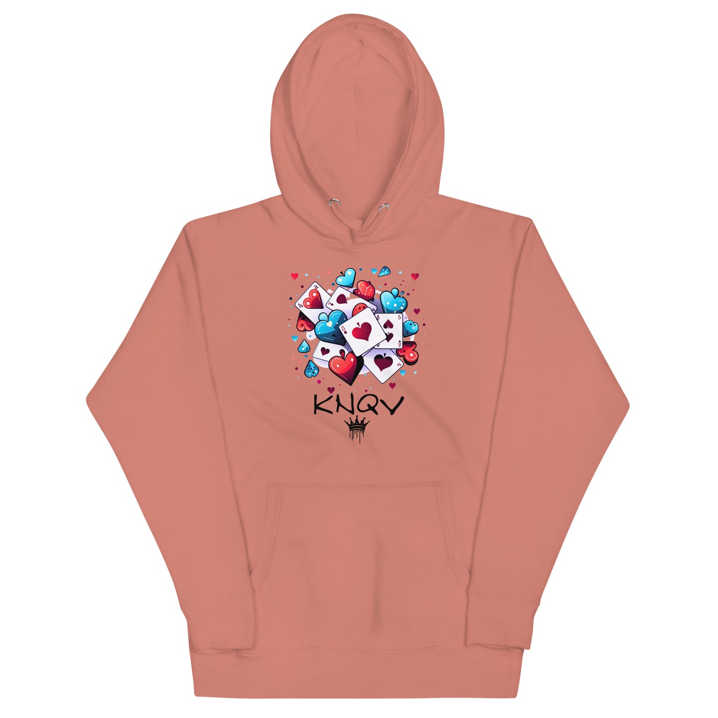 Casino Royale Cards & Hearts, KNQV Exclusive Hoodie, Cards & Hearts Hoodie, Gift for Giving, Dope Hoodie and Sweater. Men's hoodies, Unisex Hoodie