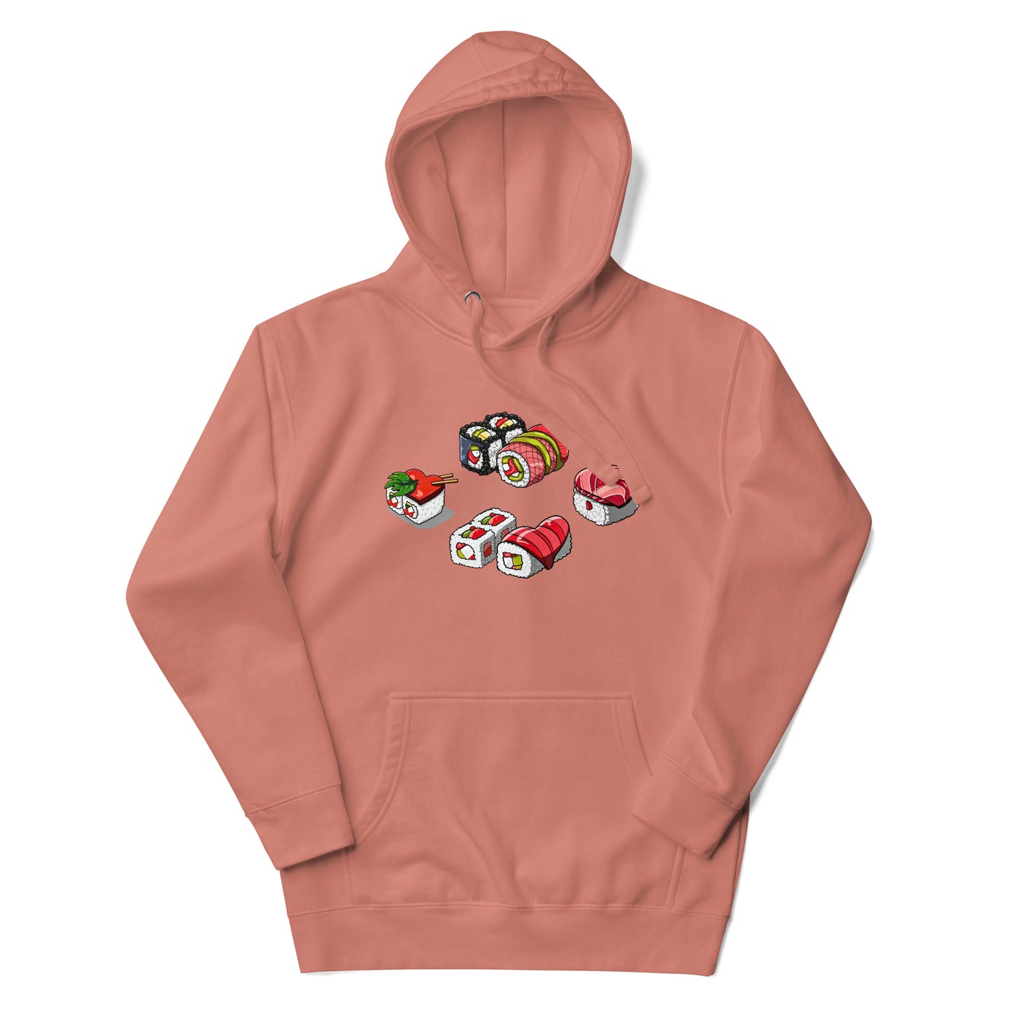 Sushi Lovers Hoodie, Men and Women gifts for loved ones, loved sushi lovers, sushi hoodies, hoodies for sushi lovers, unisex hoodies for loved ones, valentines gift, love gift, cool sushi designs by knqv, Unisex Hoodie