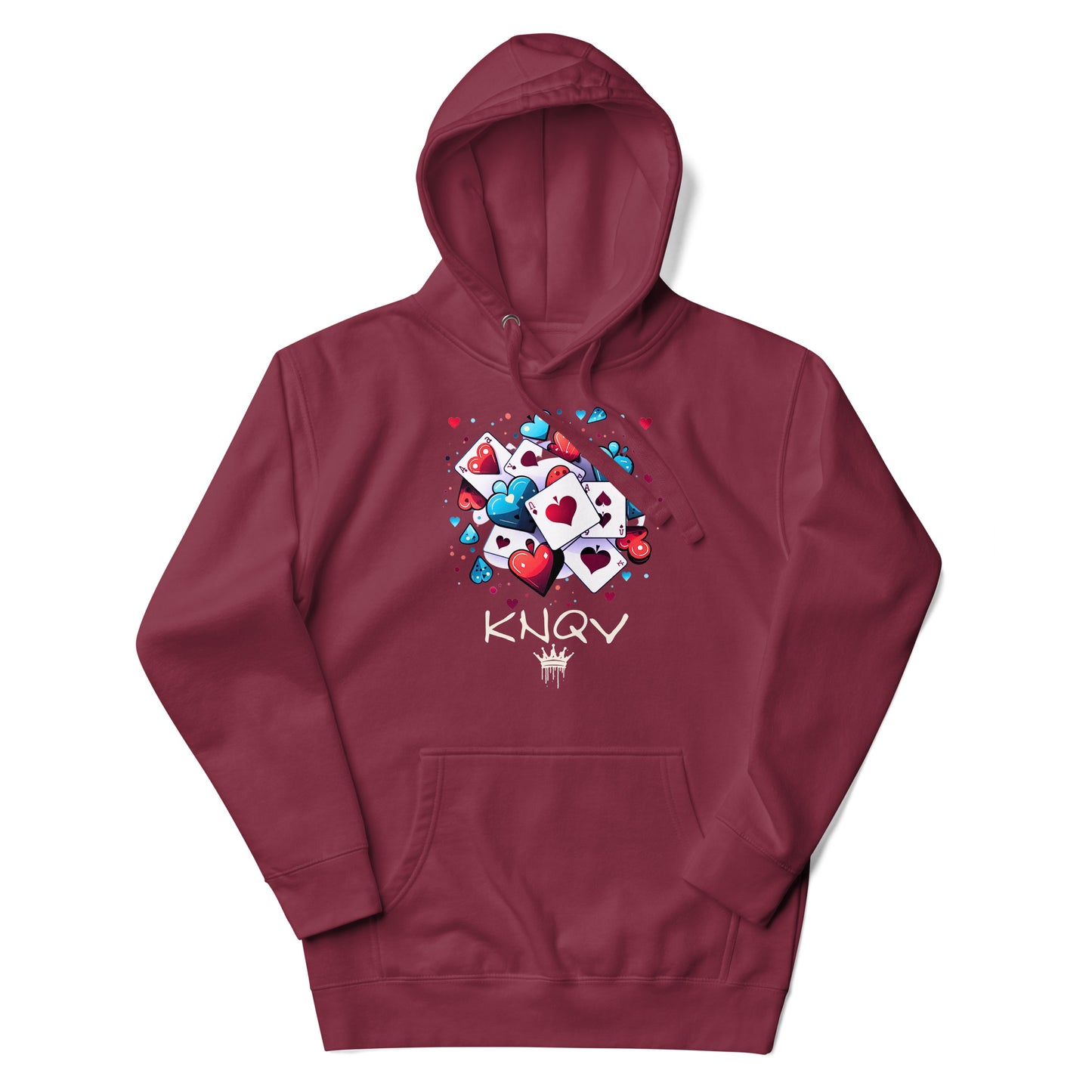 Casino Royale Cards & Hearts, KNQV Exclusive Hoodie, Cards & Hearts Hoodie, Gift for Giving, Dope Hoodie and Sweater. Men's hoodies, Unisex Hoodie