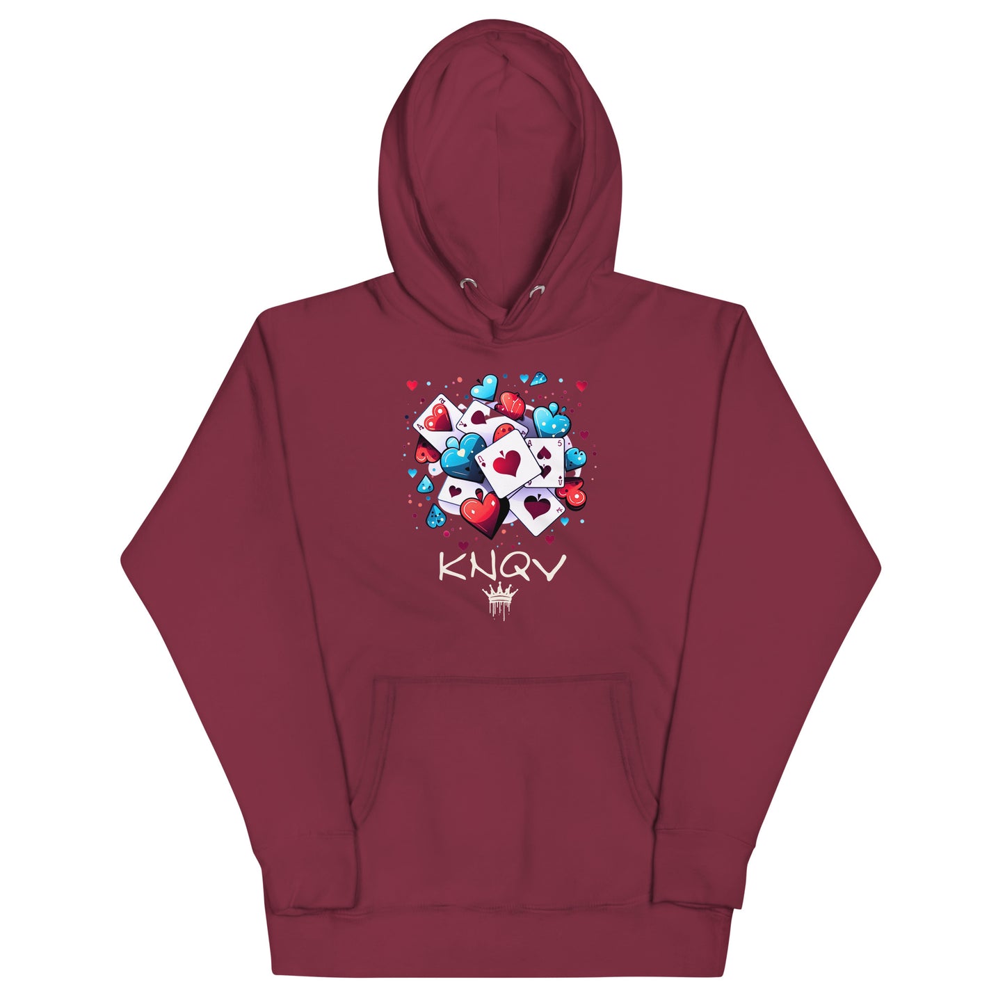 Casino Royale Cards & Hearts, KNQV Exclusive Hoodie, Cards & Hearts Hoodie, Gift for Giving, Dope Hoodie and Sweater. Men's hoodies, Unisex Hoodie
