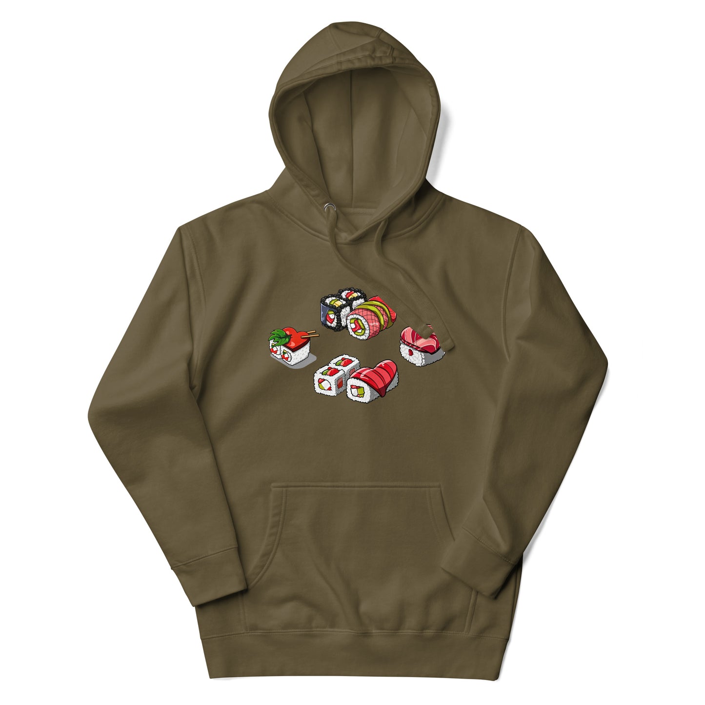 Sushi Lovers Hoodie, Men and Women gifts for loved ones, loved sushi lovers, sushi hoodies, hoodies for sushi lovers, unisex hoodies for loved ones, valentines gift, love gift, cool sushi designs by knqv, Unisex Hoodie