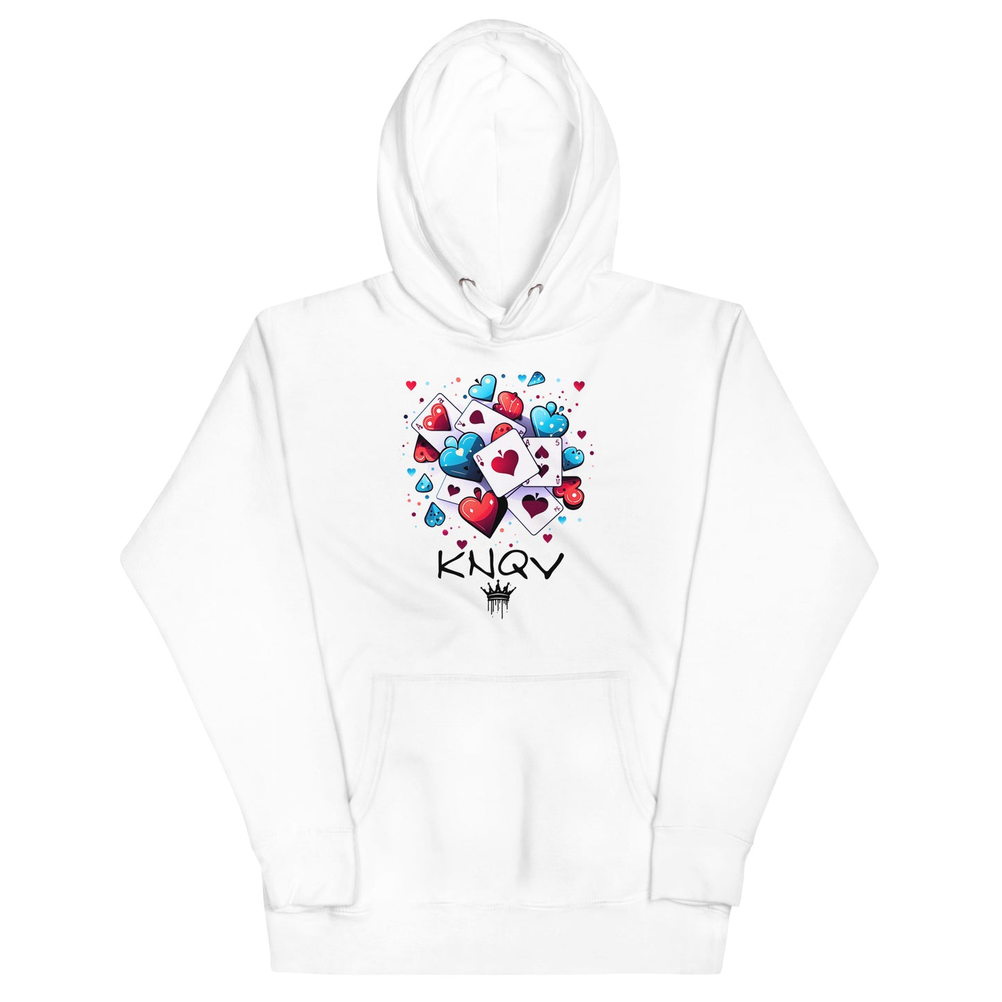 Casino Royale Cards & Hearts, KNQV Exclusive Hoodie, Cards & Hearts Hoodie, Gift for Giving, Dope Hoodie and Sweater. Men's hoodies, Unisex Hoodie