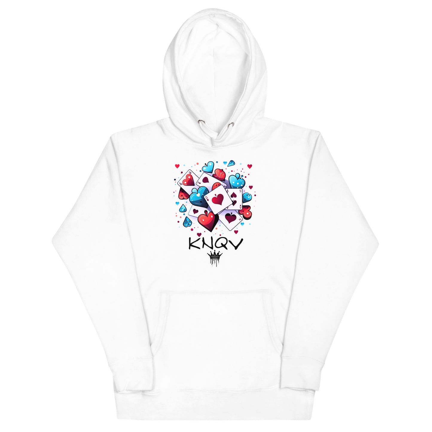 Casino Royale Cards & Hearts, KNQV Exclusive Hoodie, Cards & Hearts Hoodie, Gift for Giving, Dope Hoodie and Sweater. Men's hoodies, Unisex Hoodie