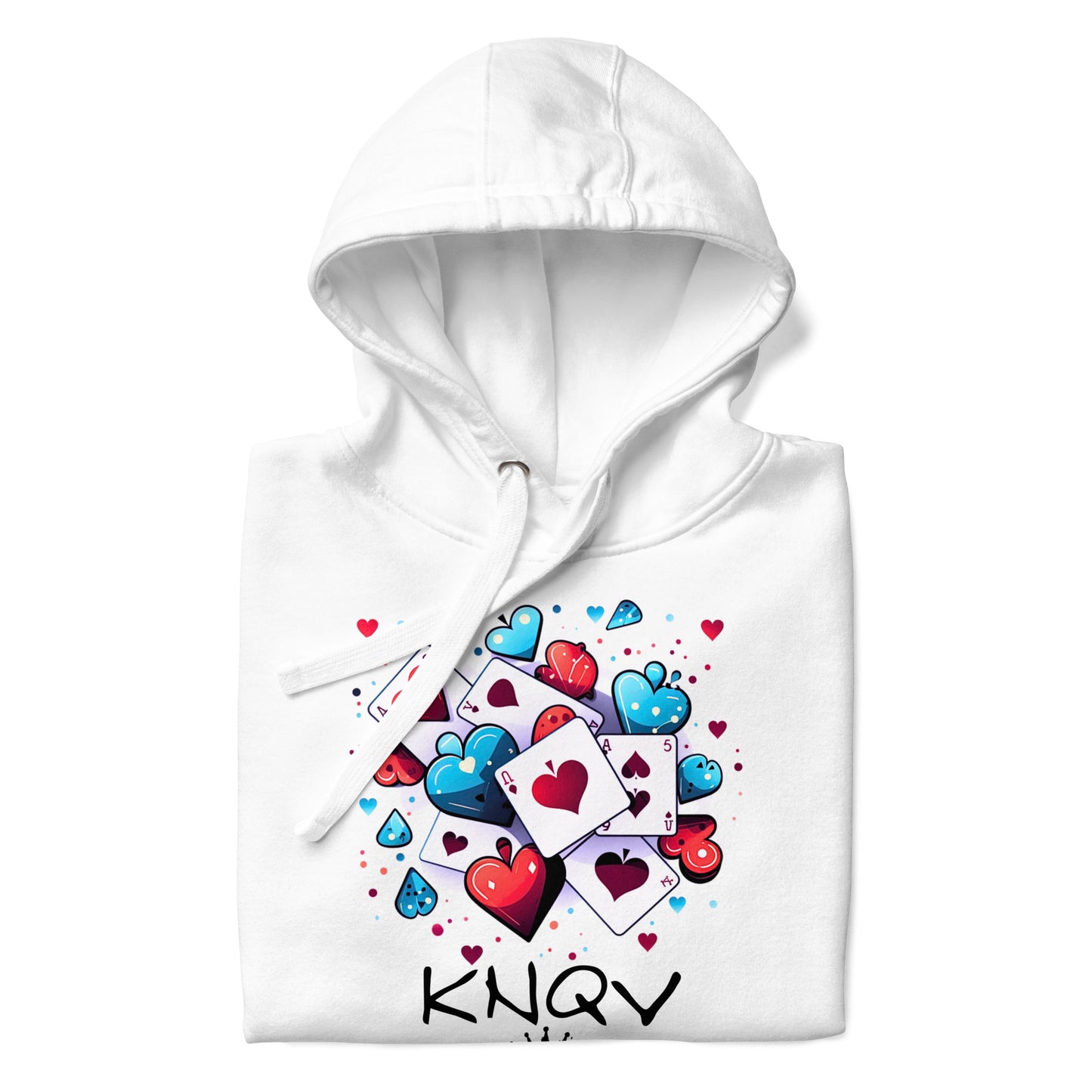 Casino Royale Cards & Hearts, KNQV Exclusive Hoodie, Cards & Hearts Hoodie, Gift for Giving, Dope Hoodie and Sweater. Men's hoodies, Unisex Hoodie