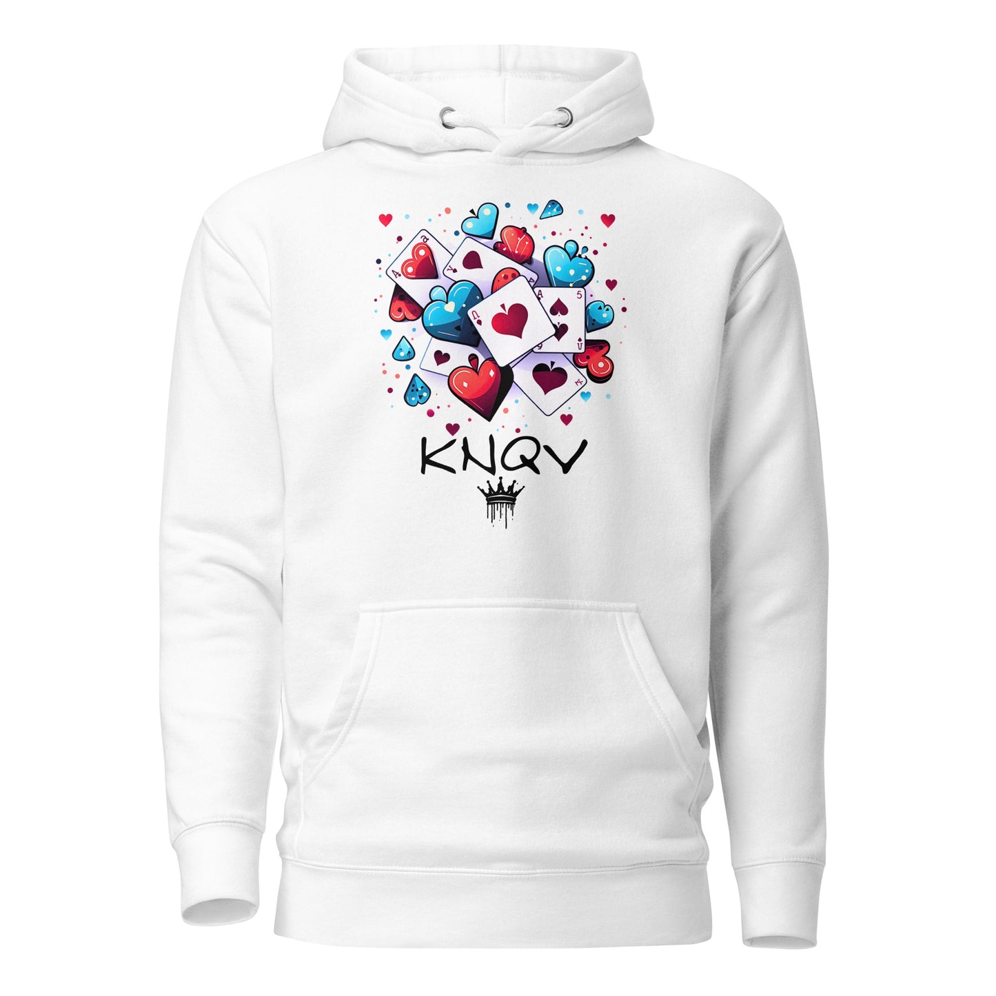 Casino Royale Cards & Hearts, KNQV Exclusive Hoodie, Cards & Hearts Hoodie, Gift for Giving, Dope Hoodie and Sweater. Men's hoodies, Unisex Hoodie