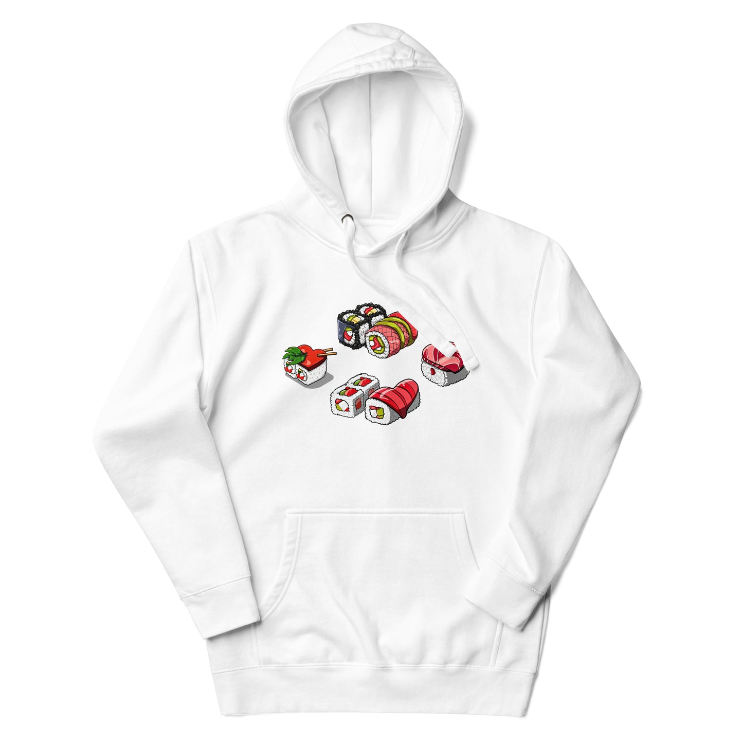 Sushi Lovers Hoodie, Men and Women gifts for loved ones, loved sushi lovers, sushi hoodies, hoodies for sushi lovers, unisex hoodies for loved ones, valentines gift, love gift, cool sushi designs by knqv, Unisex Hoodie