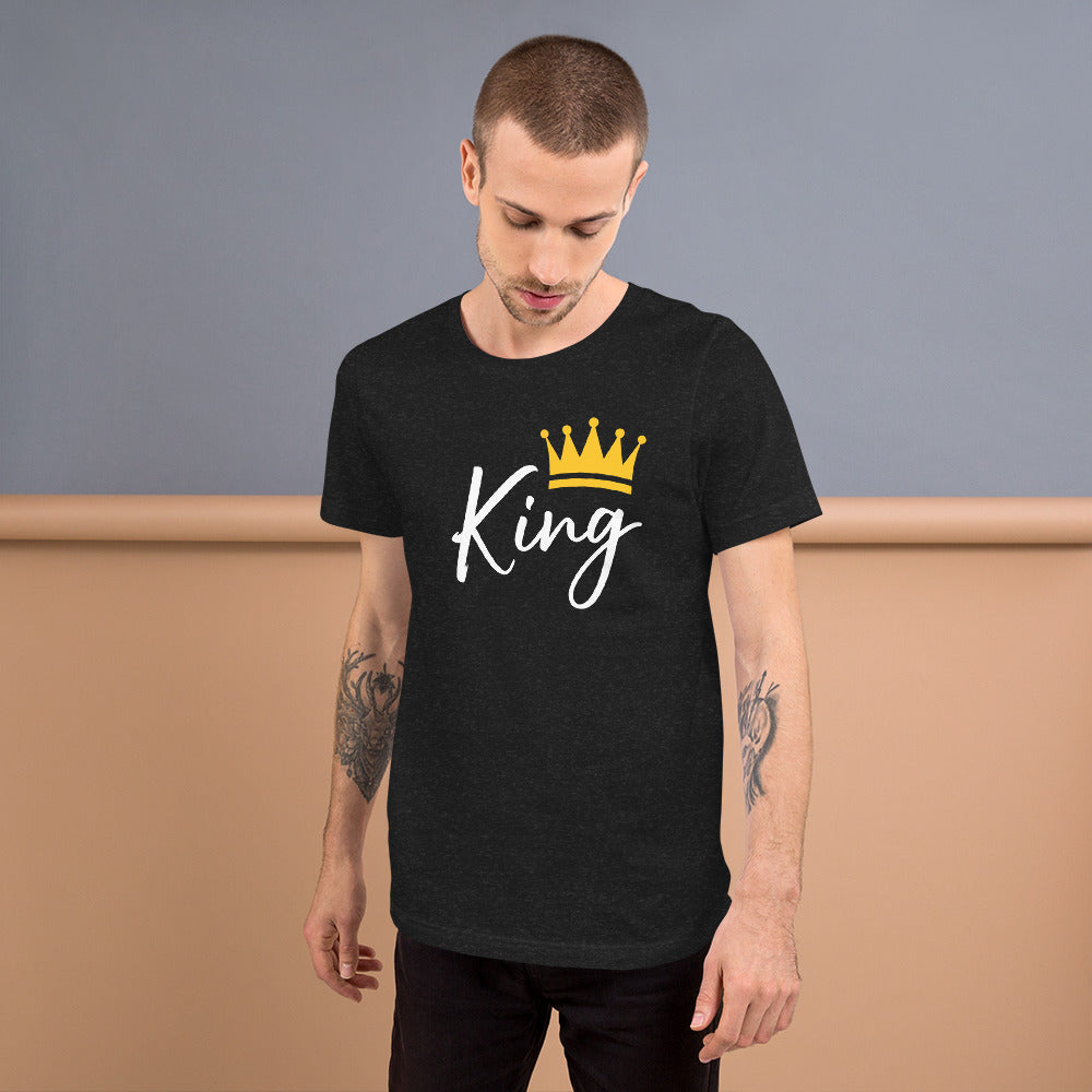 King Shirt, King With Crown Shirt, King's Crown Shirt, Fathers Day Shirt, Birthday Shirt, Birthday Gift, Gift For Him