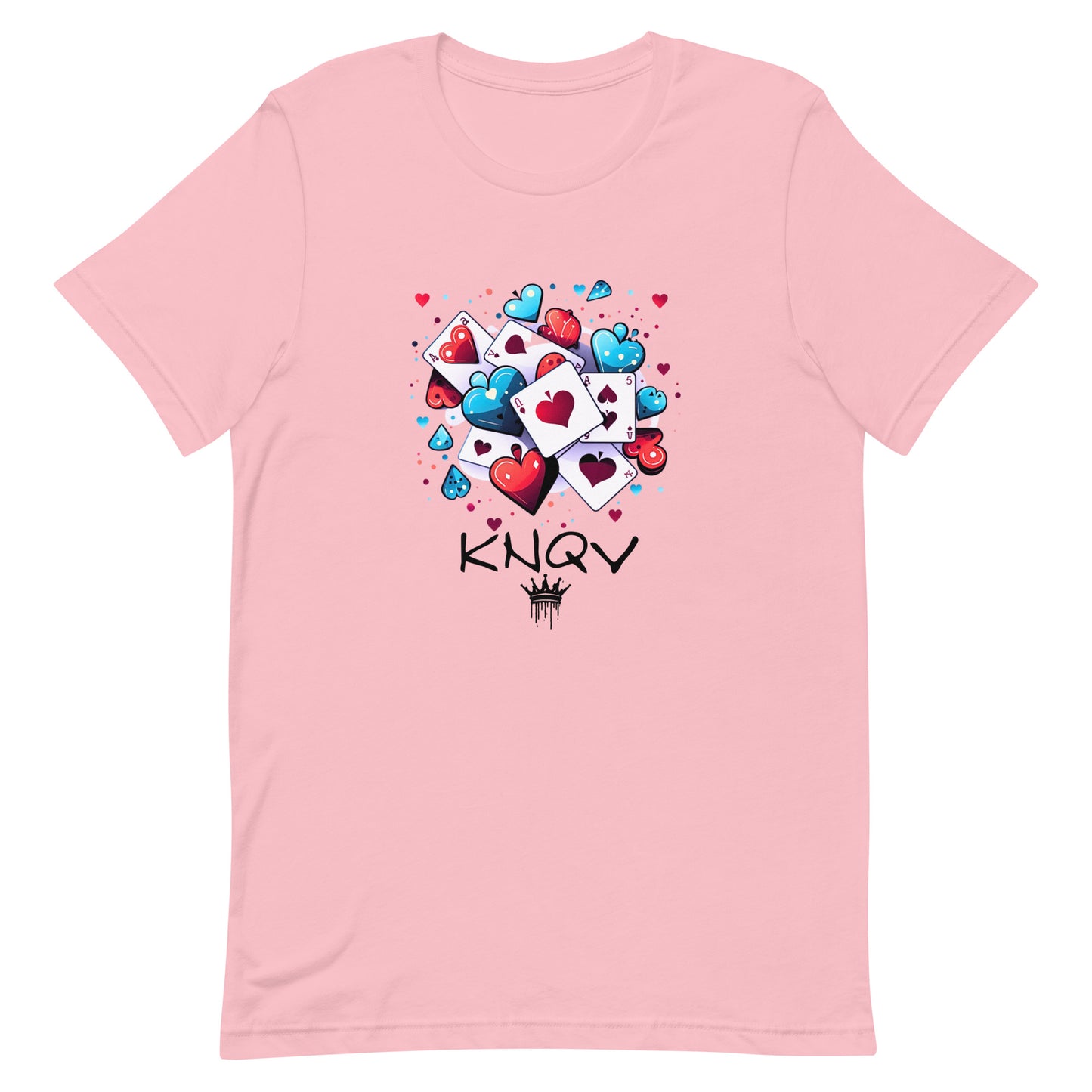 Casino Royale Cards & Hearts, KNQV Exclusive Mens T-Shirt, Cards & Hearts Mens Tee, Gift for Giving, Dope Men's T-shirt and Sweater. Men's Mens Tees