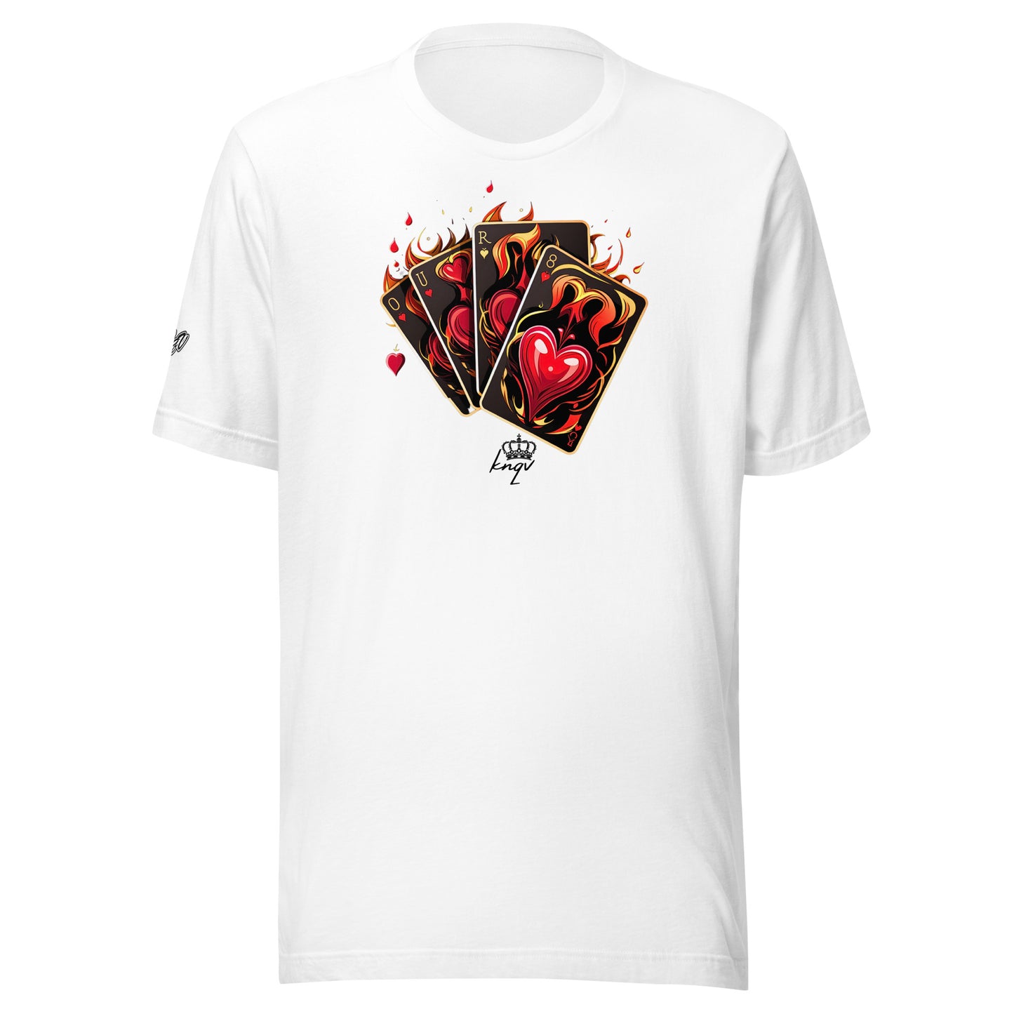 Casino Royale Cards Collection, KNQV Exclusive T-shirt, Cards & Hearts T-shirt, Gift for Giving, Dope Shirt and Tee. Men's T-shirt, Unisex t-shirt