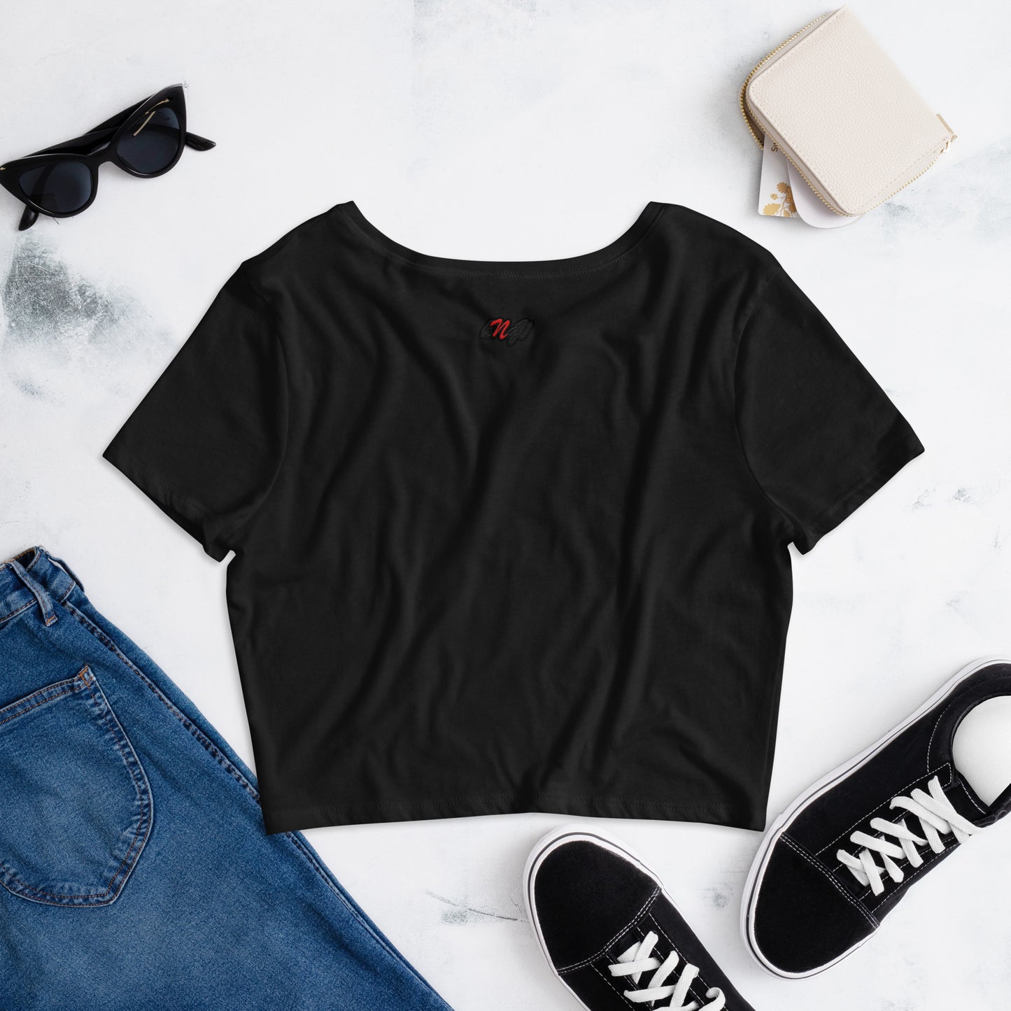 Flaming Cards Women's Crop Top, Knqv, Gift Deck of Cards Women's Crop Top Tees Standard, Gift for Christmas, Crop Top Casino Deck of Cards on Fire Short sleeve Crop Top Women's t-shirt, Women’s Crop Tee