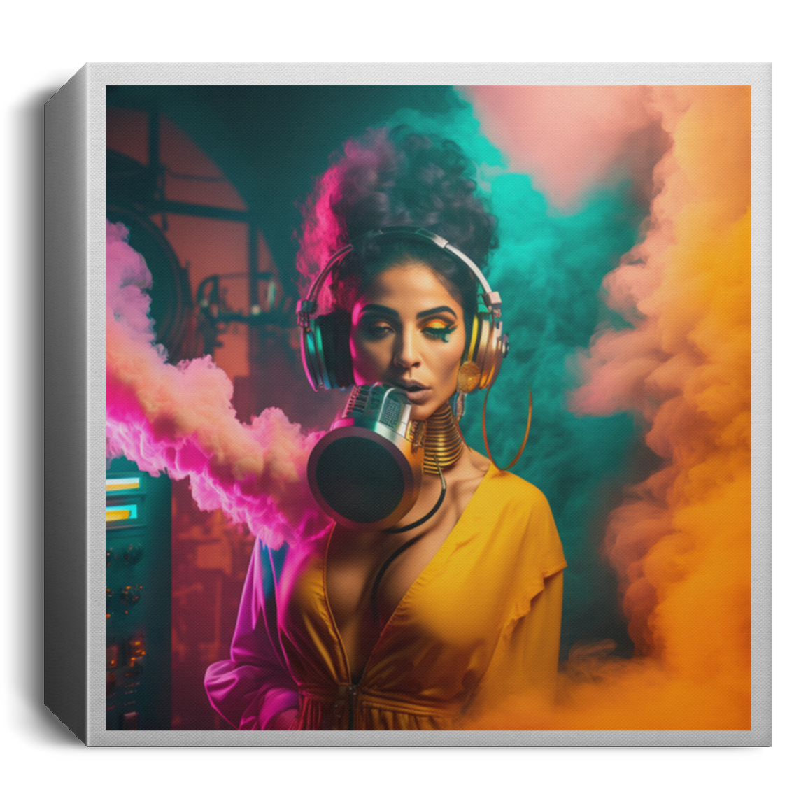 Studio Female Singer | Wall art