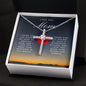 Love You Mom | I Thank God For Giving Me | Cross Necklace