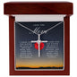 Love You Mom | I Thank God For Giving Me | Cross Necklace