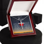 Love You Mom | I Thank God For Giving Me | Cross Necklace
