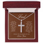 To My Dad | You've Taught Me So Much | Cross Necklace
