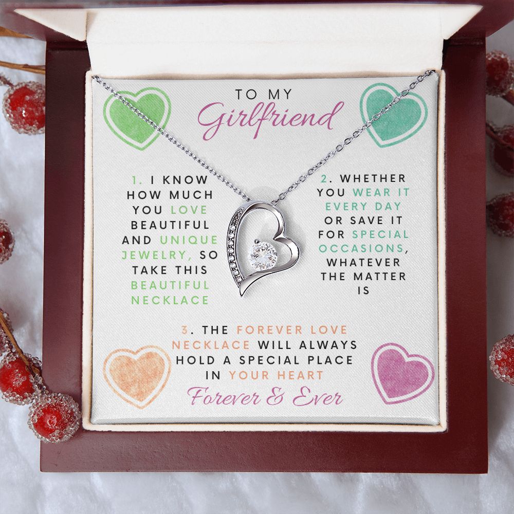To My Girlfriend | I Know How Much You Love | Forever Love Necklace