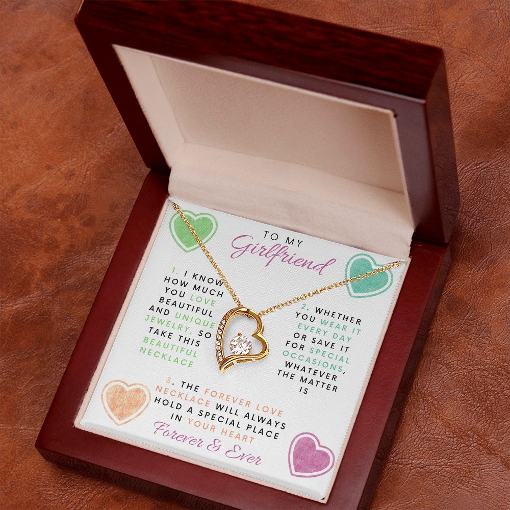 To My Girlfriend | I Know How Much You Love | Forever Love Necklace