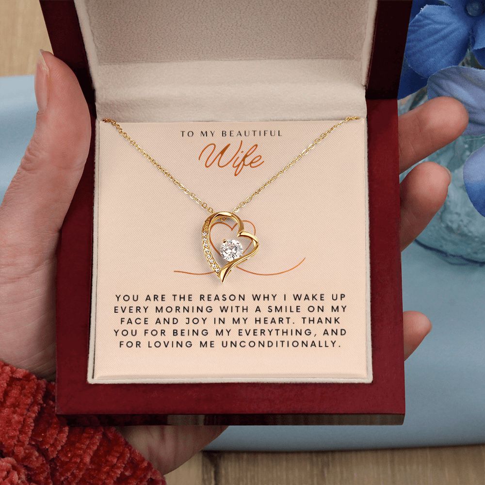 To My Beautiful Wife | You are the Reason Why | Forever Love Necklace