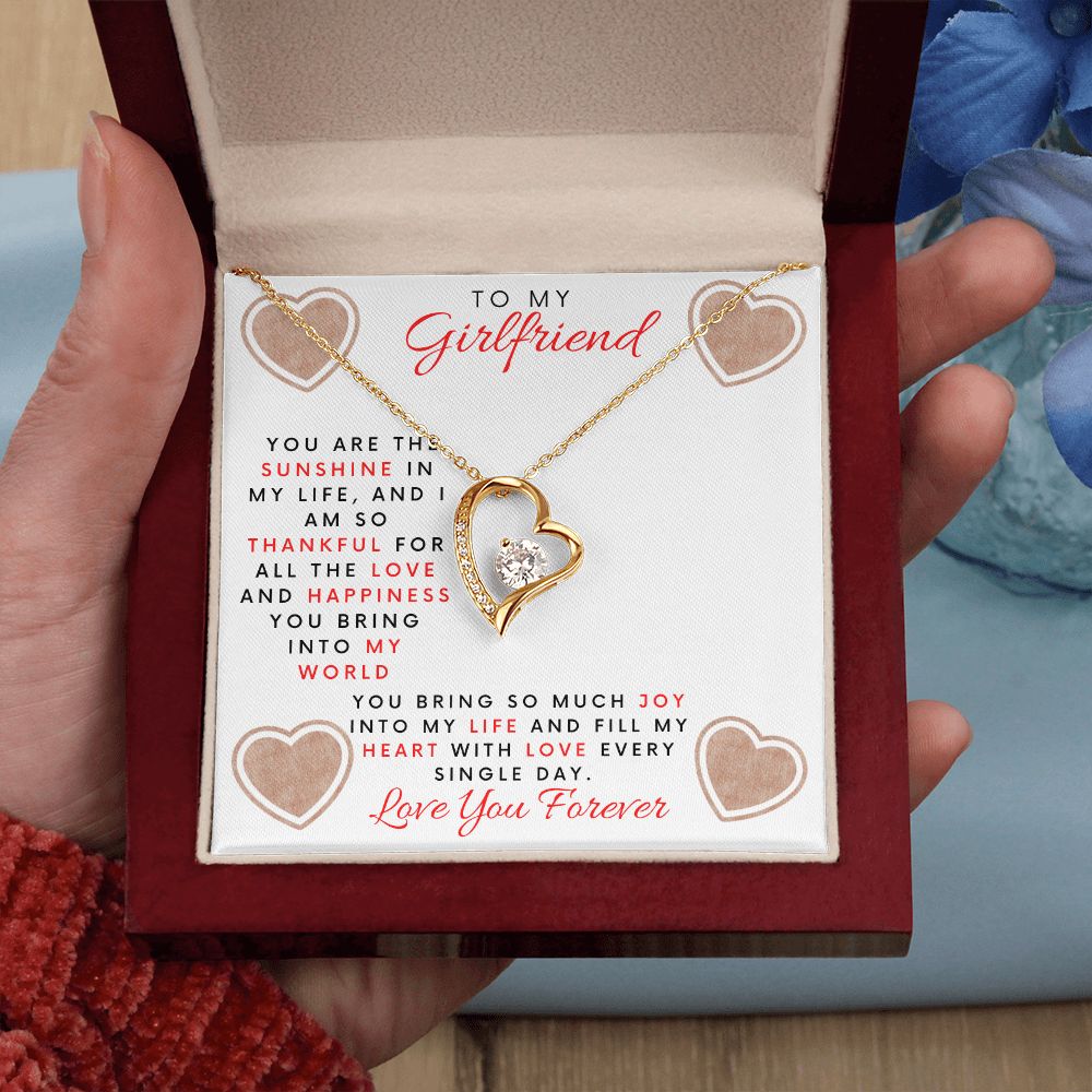 To My Girlfriend | You Are the Sunshine In My Life | Forever Love Necklace
