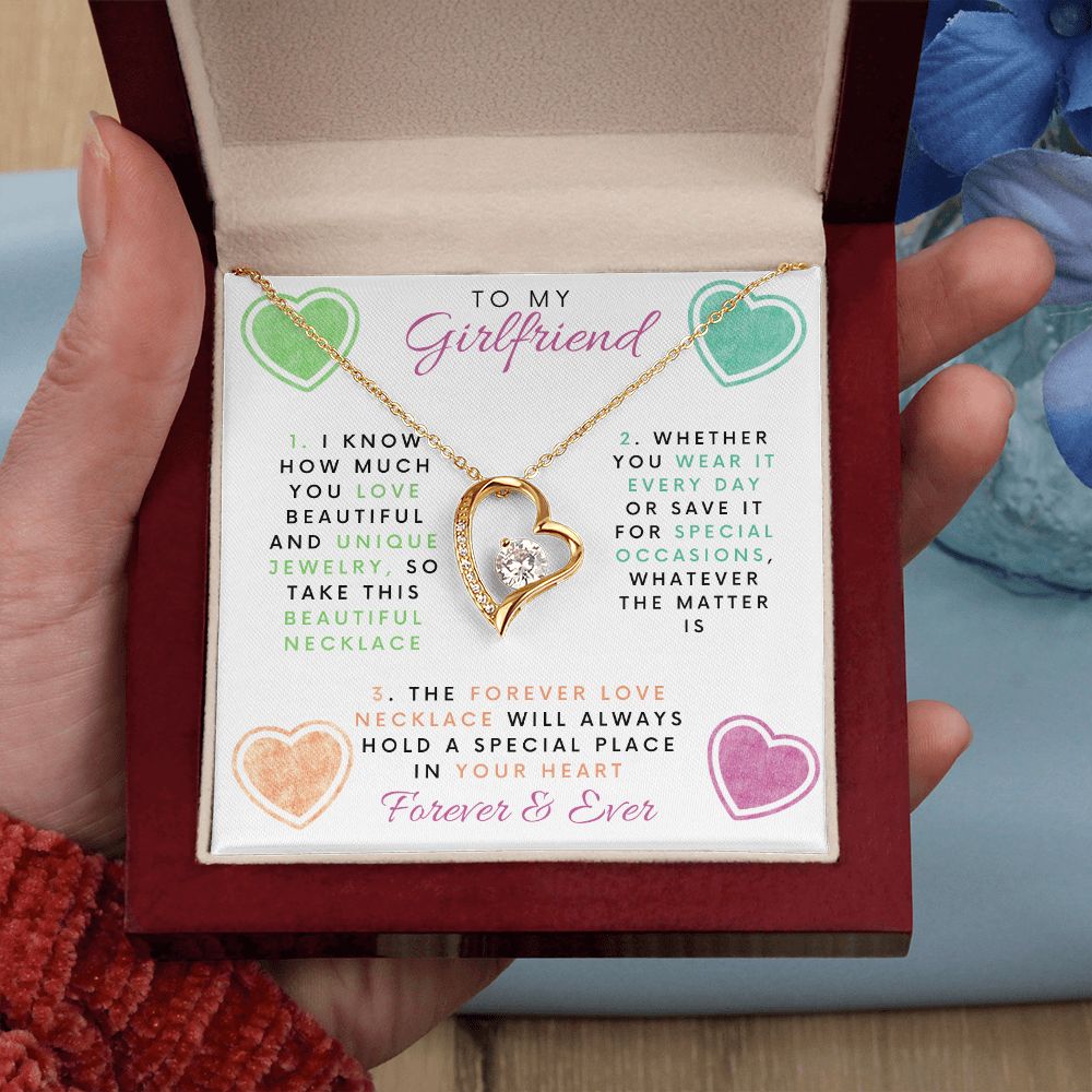 To My Girlfriend | I Know How Much You Love | Forever Love Necklace