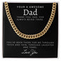 Awesome Dad | Thank You Dad | Cuban Link Necklace