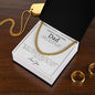 Your a Awesome Dad | The Love And Guidance | Cuban Link Necklace