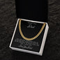 Thank You Dad | The Love & Guidance | Cuban Link Necklace