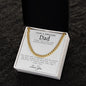 Your a Awesome Dad | The Love And Guidance | Cuban Link Necklace