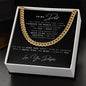 To My Dad | I Can Conquer The World | Cuban Link Necklace