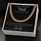 Awesome Dad | Thank You Dad | Cuban Link Necklace