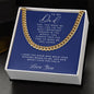 To My Dad | You Make Me Feel Life | Cuban Link Chain