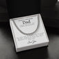Your a Awesome Dad | The Love And Guidance | Cuban Link Necklace